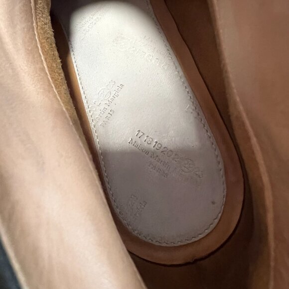 Maison Margiela boots EU 38.5 US womens 8.5 black leather block heel ankle short - Picture 13 of 13